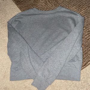 Grey pull over hoodie